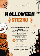 lampionový průvod v noci